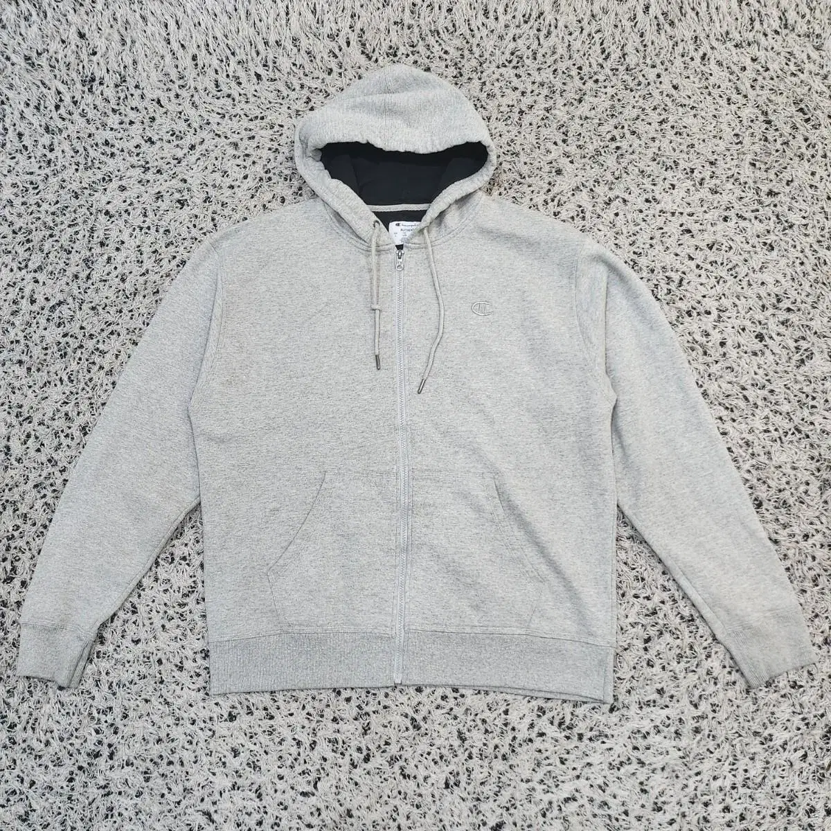 [2XL] Champion Brushed Hoodie Zip Up (383)