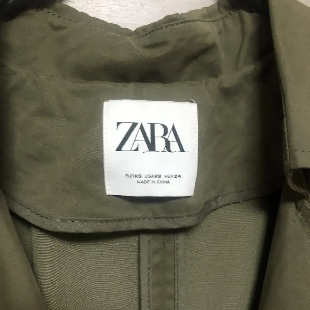 자라 ZARA 오버사이즈 오버핏 트렌치코트