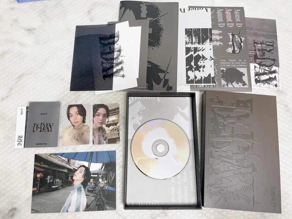 Suga's solo album Dey (simple unsealed)