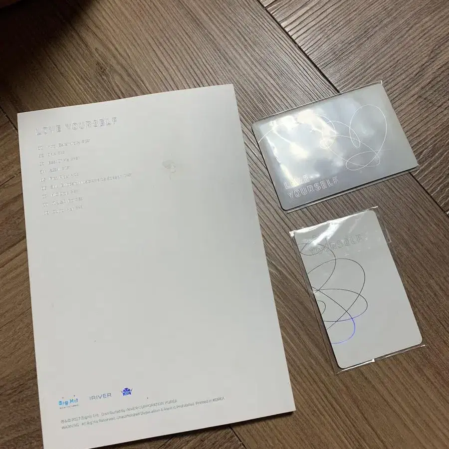 방탄소년단 BTS love yourself 앨범(CD빼고 다 있음)