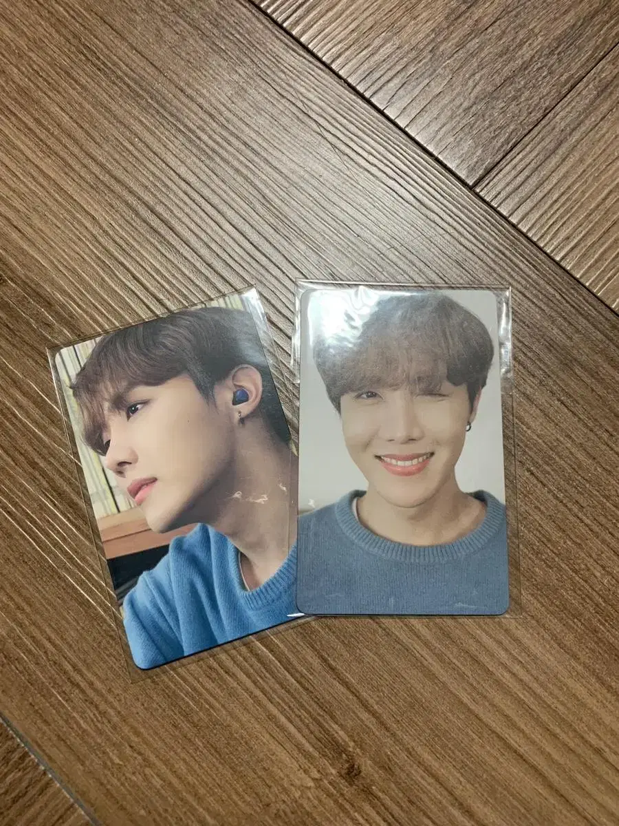 BTS Samsung j-hope 2 photo kards bulk 1,000 won