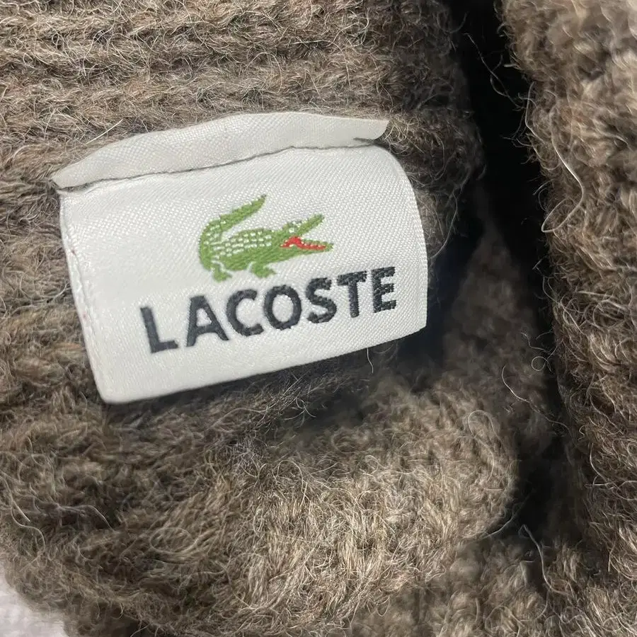 JAPAN LACOSTE 울 비니