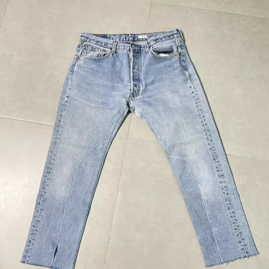 oldpark levice-remake denim pants