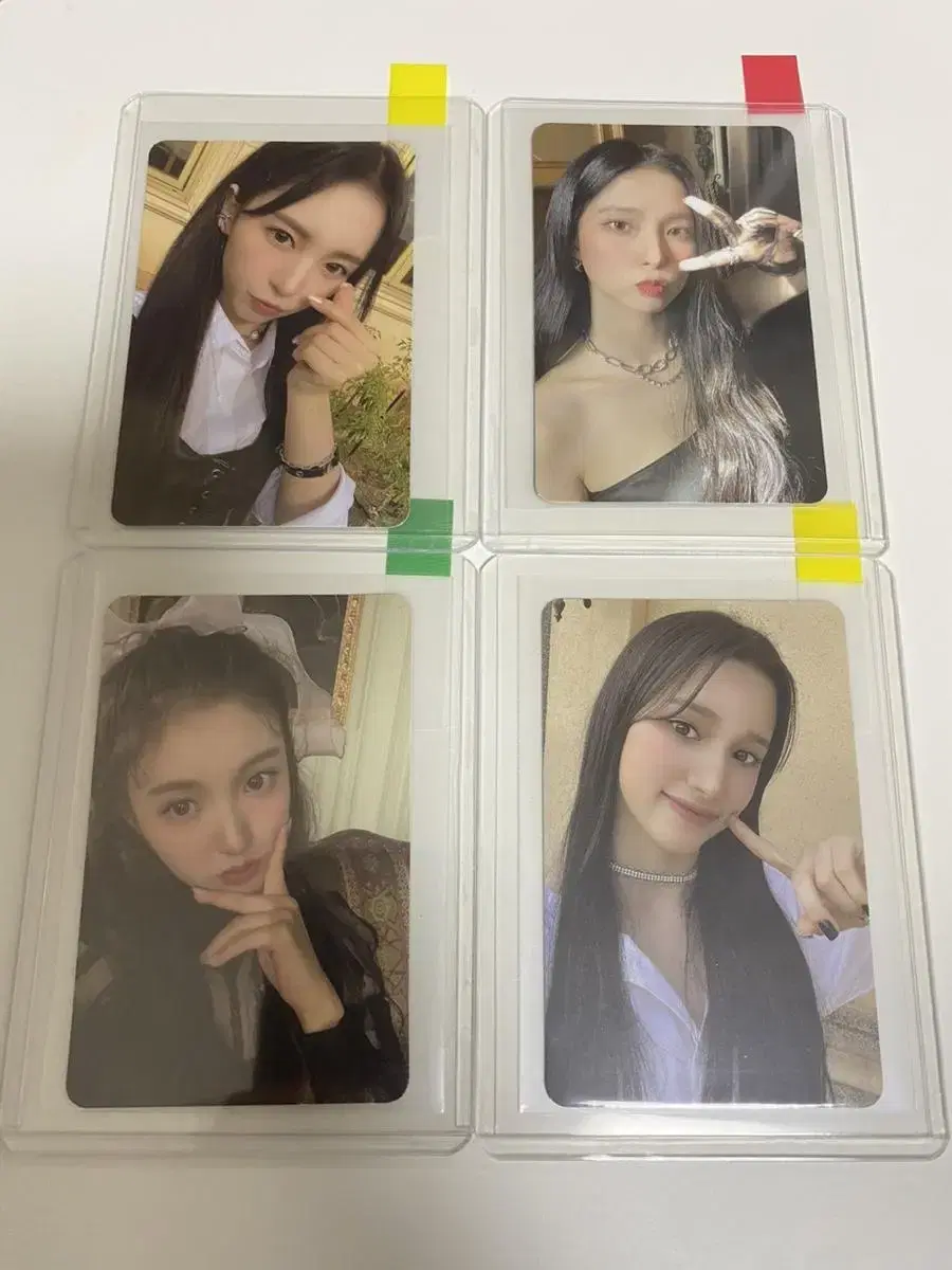 Kep1er Yehseo, Mashiro, Yujin Choi, huening bahiyyih photocard