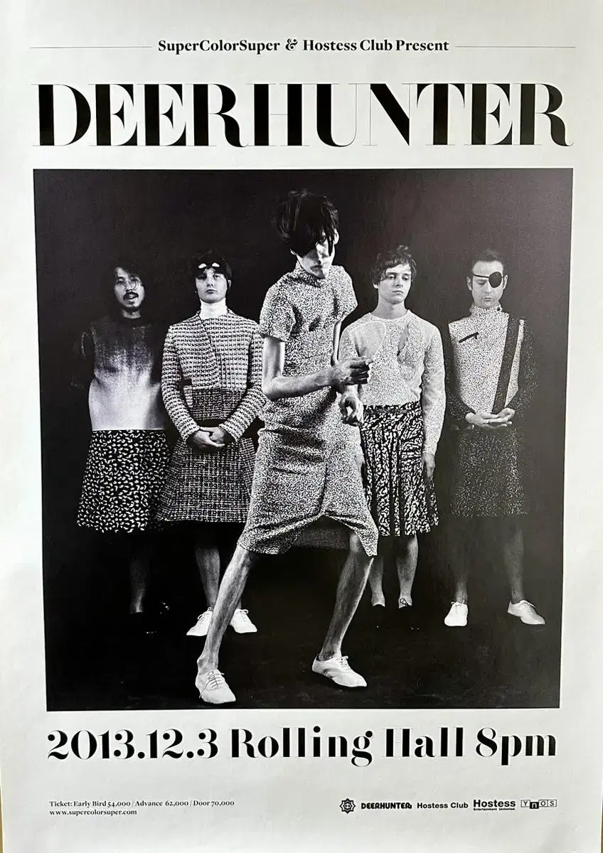 Deerhunter performs in Korea poster deerhunter