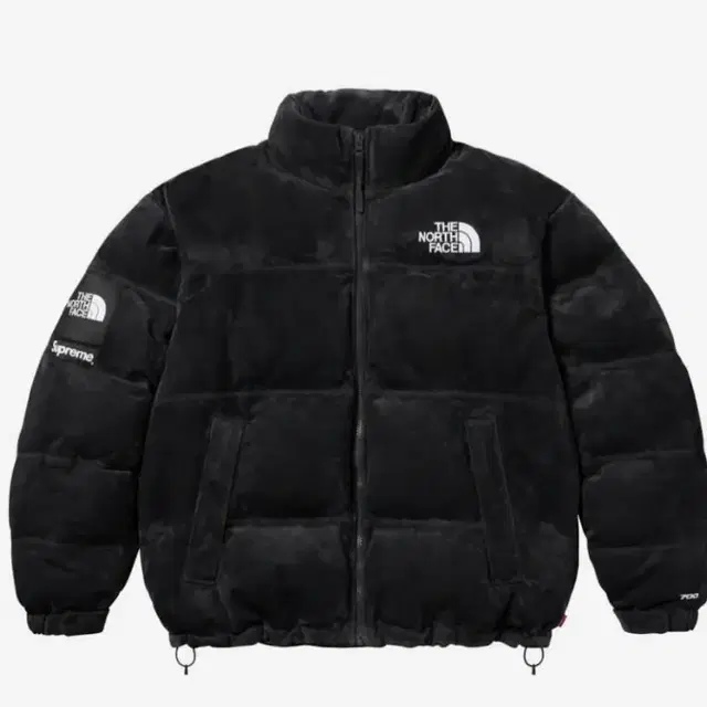 Supreme x North face 스웨이드 눕시 패딩(L)