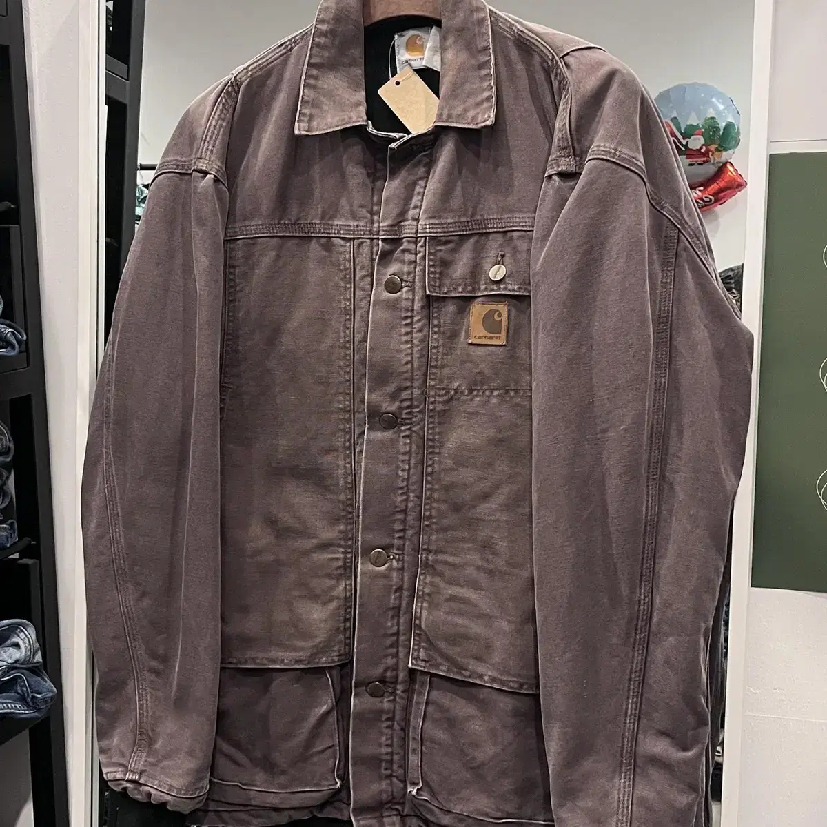 Carhartt 칼하트 덕 캔버스 워크 필드 코트