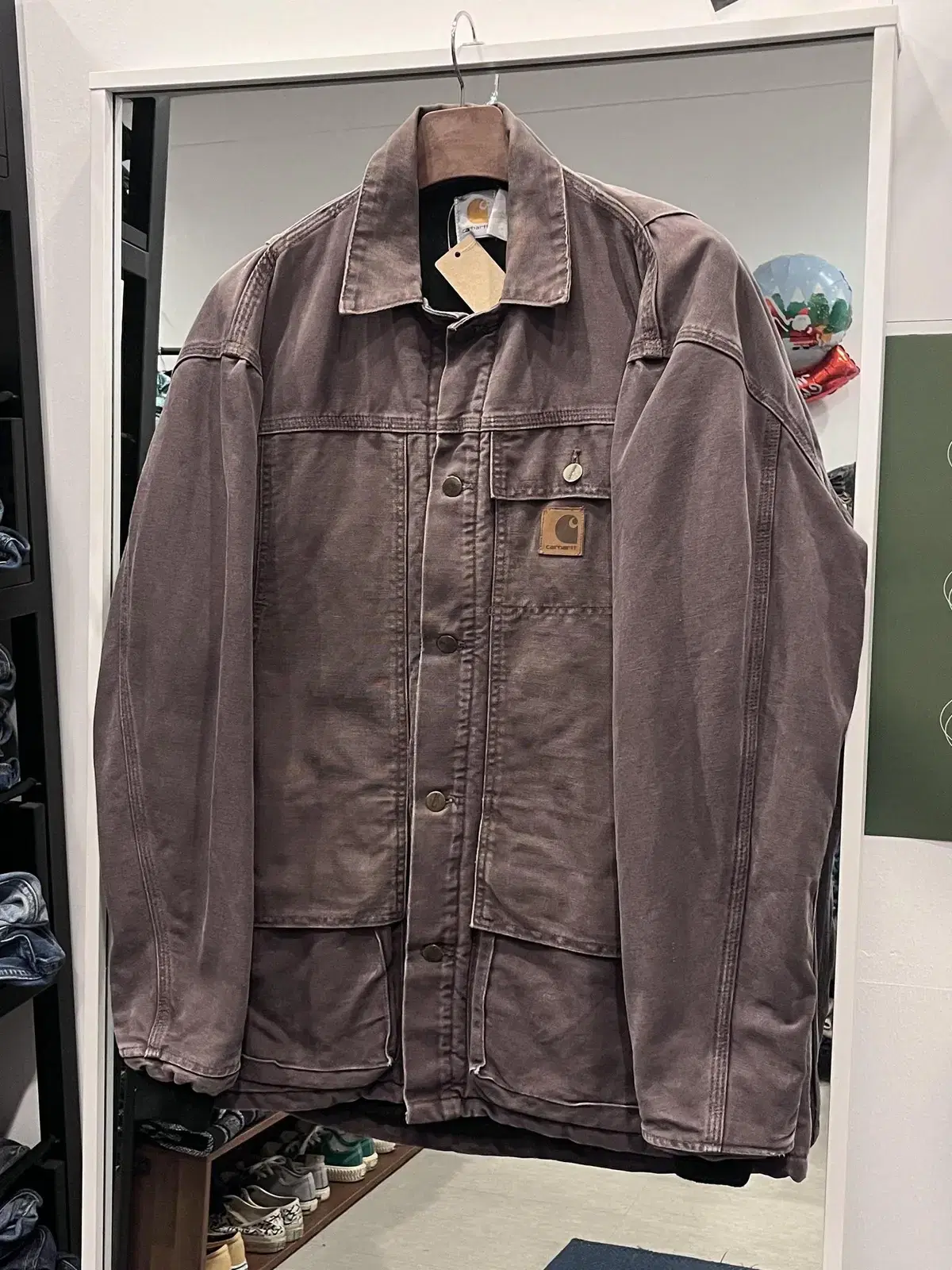 Carhartt 칼하트 덕 캔버스 워크 필드 코트