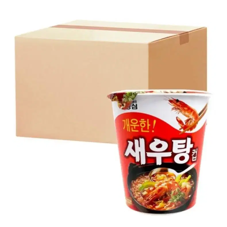 농심 새우탕 미니 컵라면 67g 30개 무료배송 새우탕소컵 새우컵라면