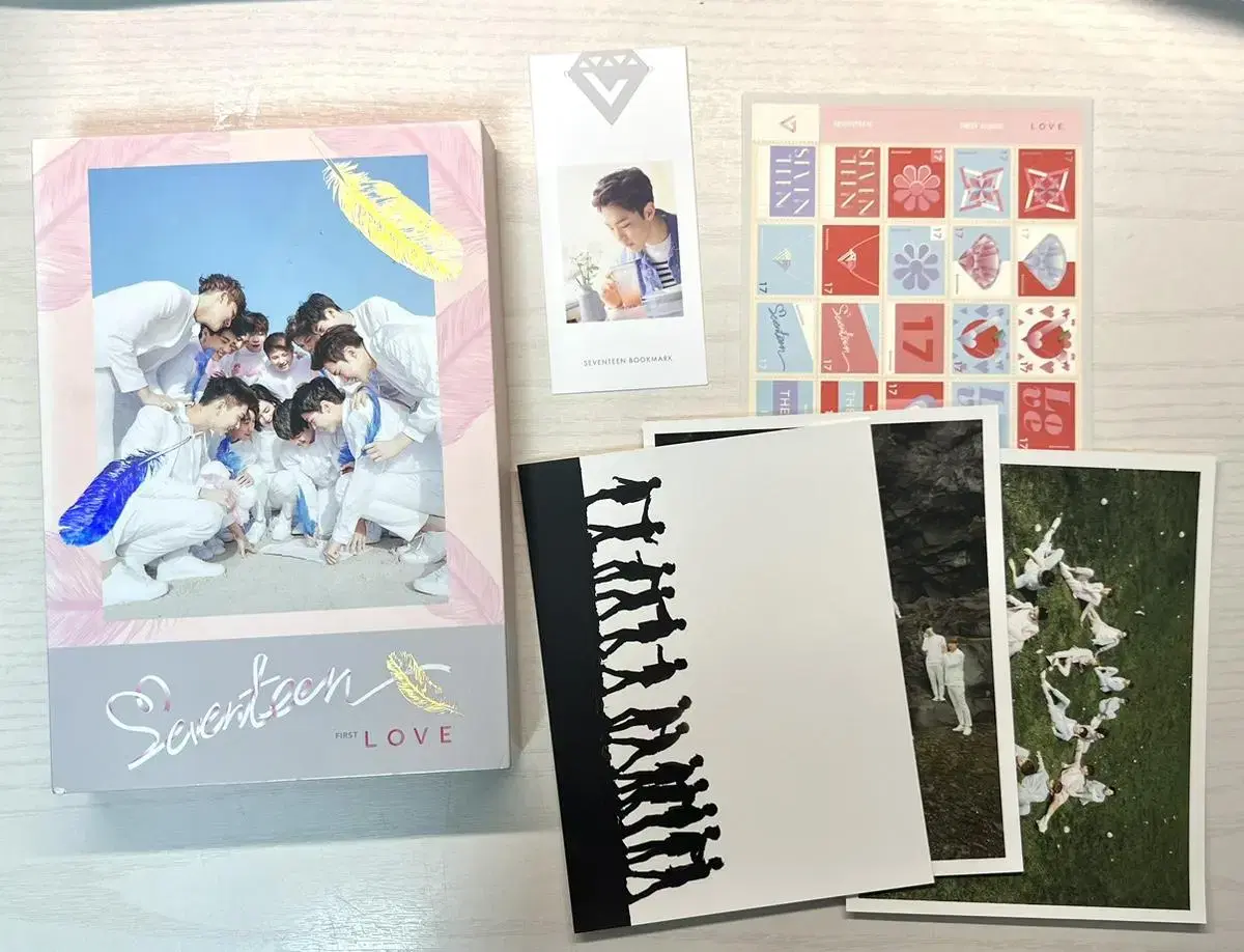 seventeen love&letter love&letter album bookmark hoshi