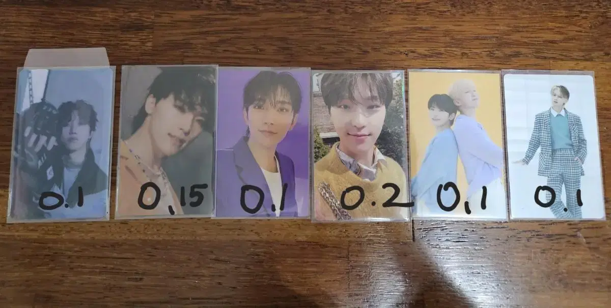 Seventeen photocards, so cheap!