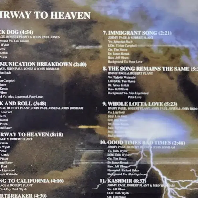 레드제플린 CD - stairway to heaven