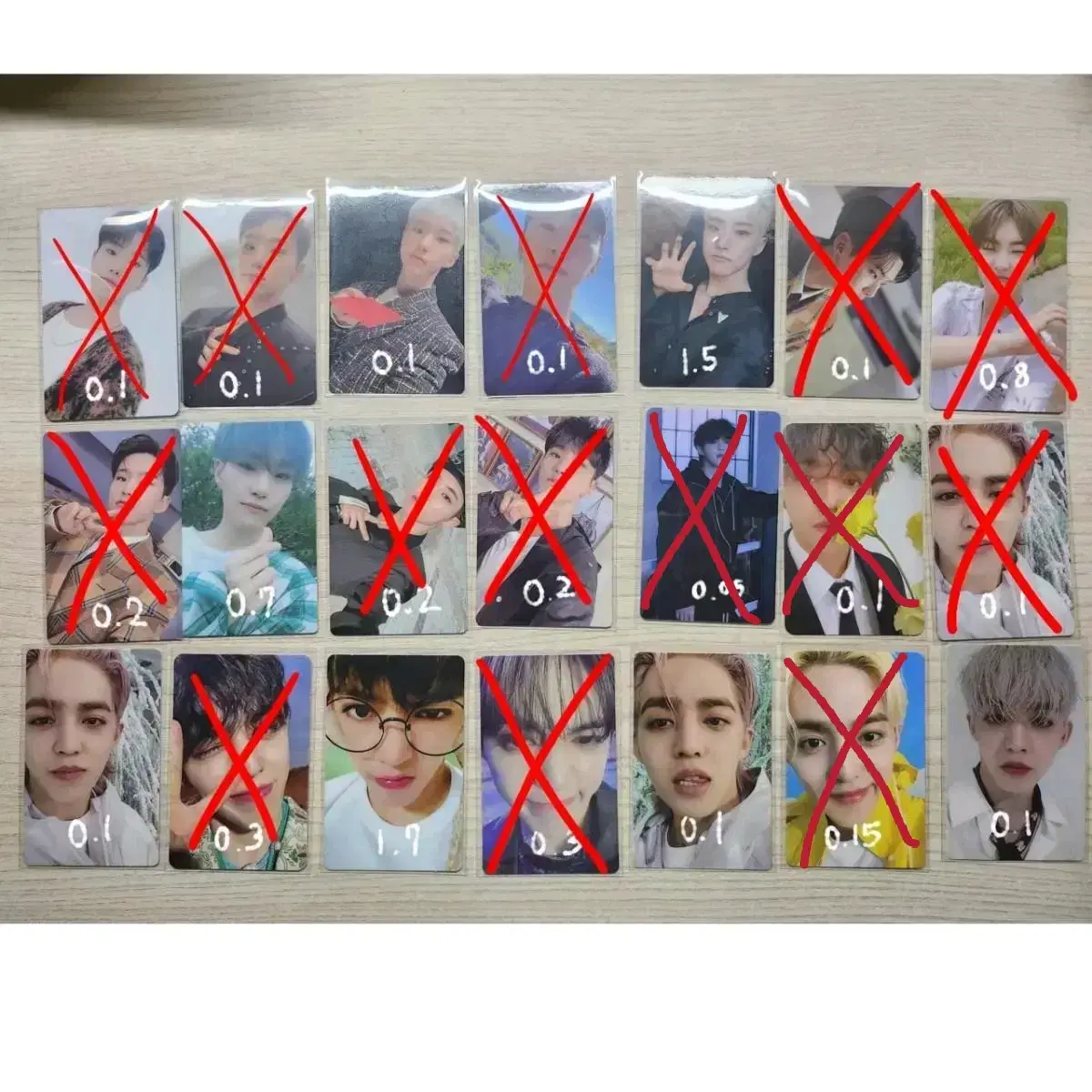 seventeen s.coups,hoshi,photocard wts