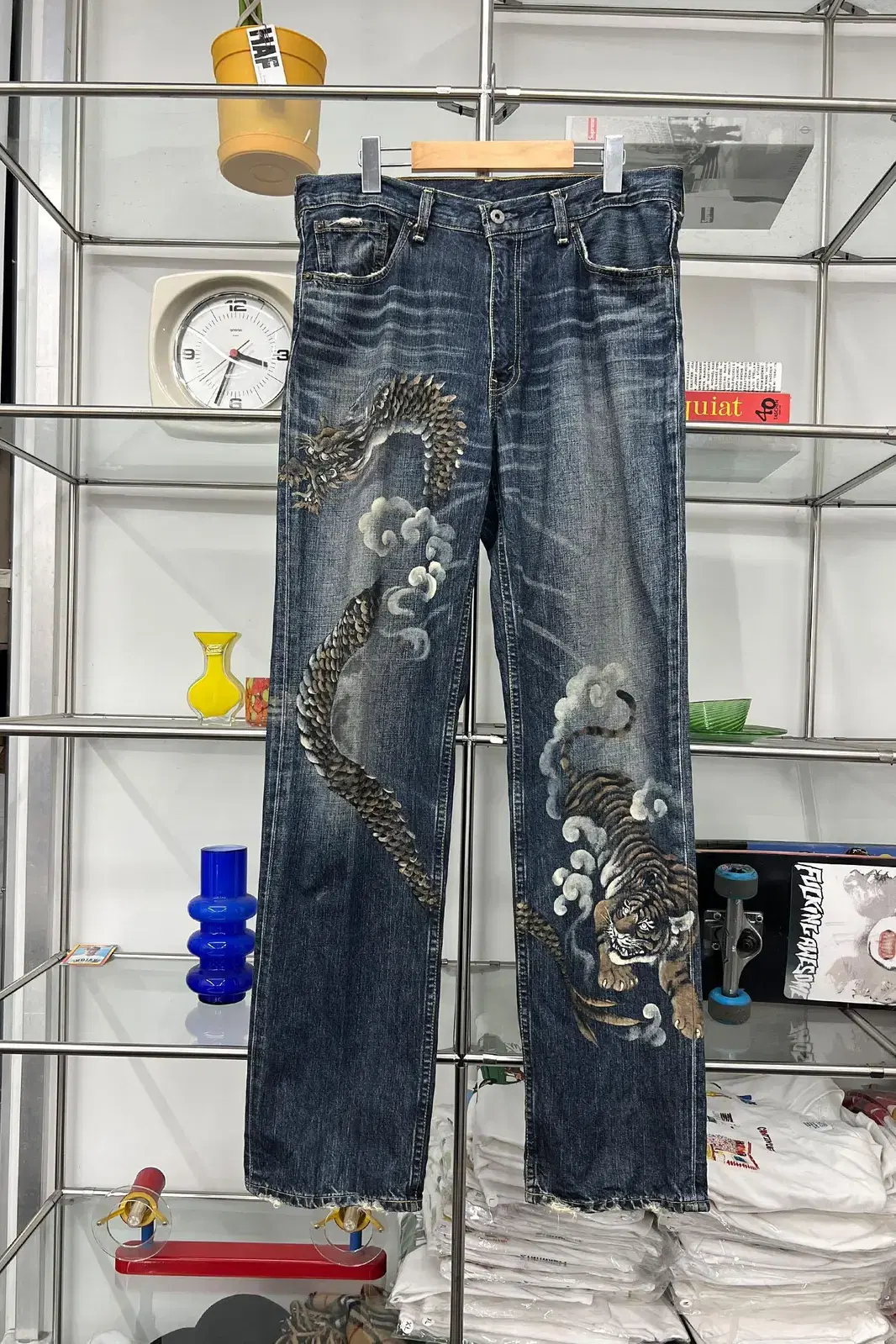 Vintage Levi's LEVIS 502 Handpainted Custom Pants