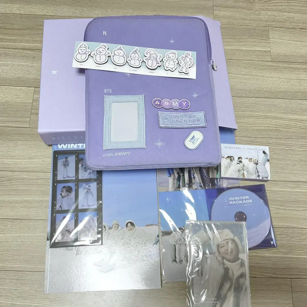 Winter Package Pulbak bangtan Film Seokjin photocard Jimin