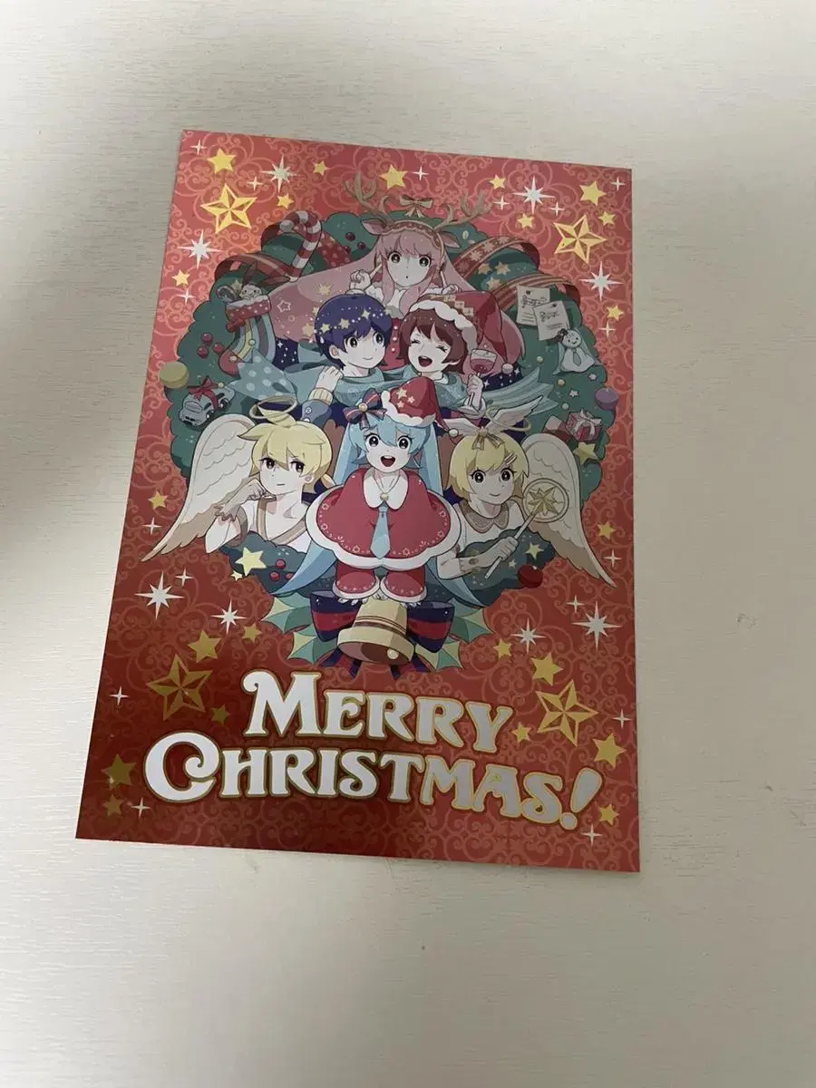 Vocaloid Christmas postcard Mikurin ren Kaito Luca May