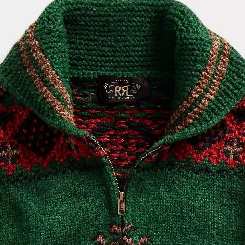 더블알엘 가디건 RRL Hand Knit Cardigan