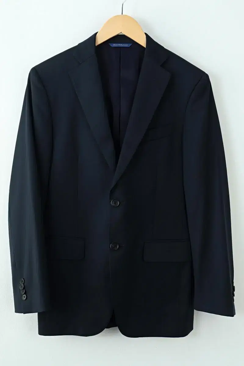 (M) Maestro Suit Jacket Blazer Navy Wool Classic - 9AD9