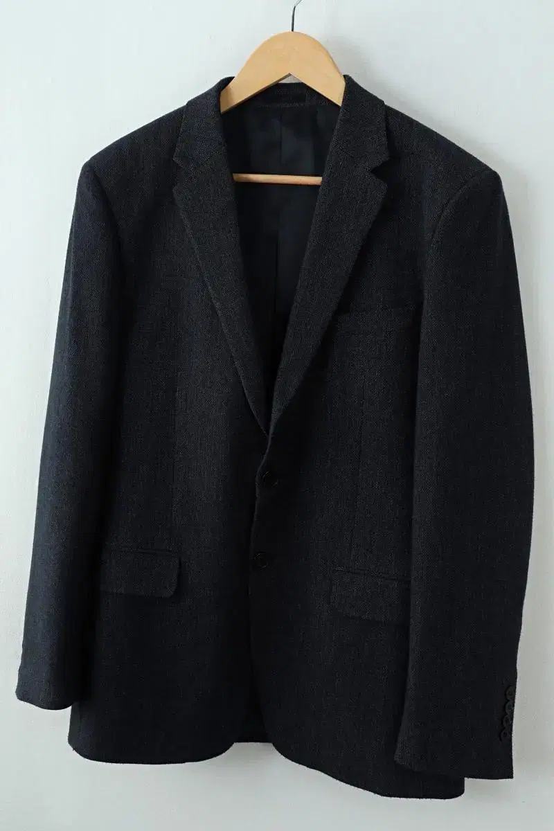 (XL) TruGen Suit Jacket Blazer Navy Wool Classic - 9AF4