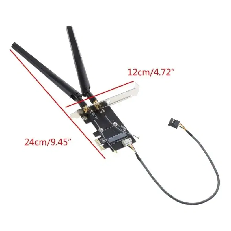 미니 PCI-E WiFi&Bluetooth 변환어댑터