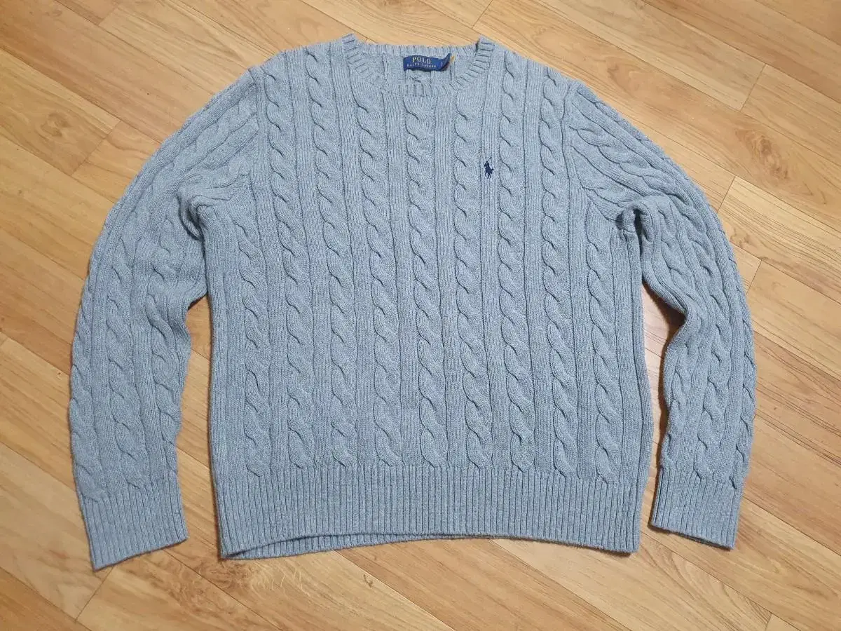 POLO Ralph Lauren Genuine Men100 Round Knit Pretzel Knit Sweater