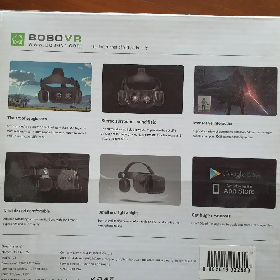 BOBOVR Z5