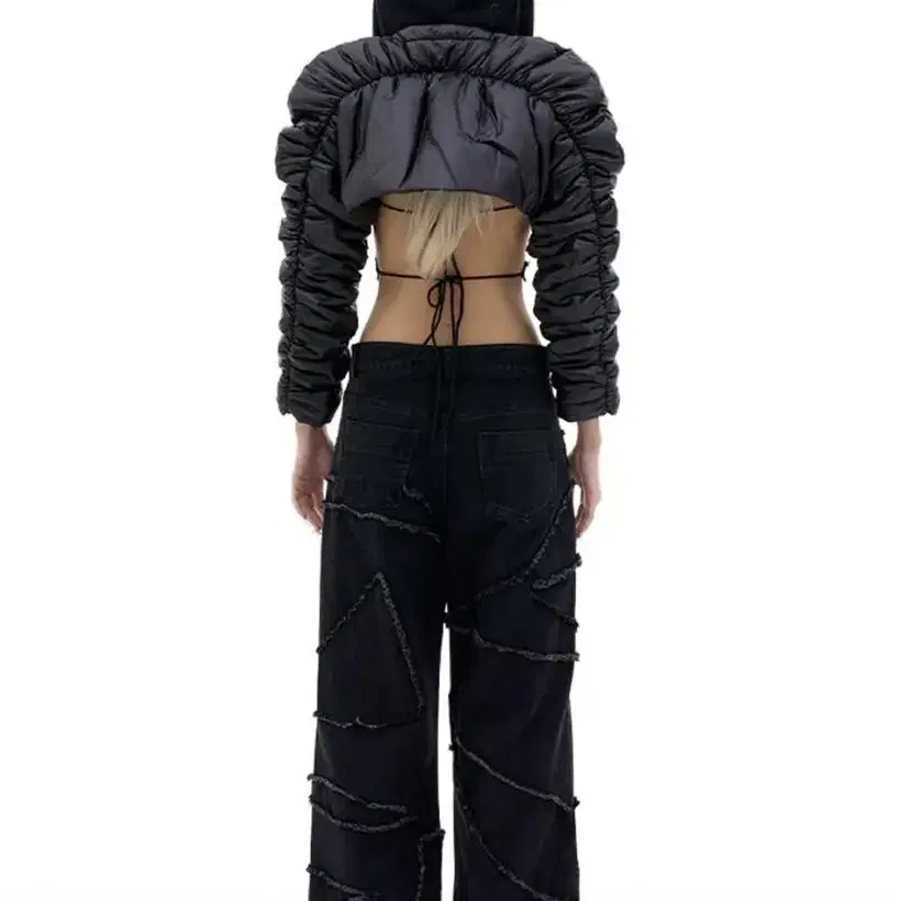 PATCHWORK PLAYER DENIM PANTS