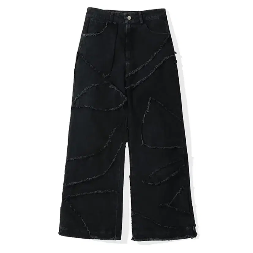 PATCHWORK PLAYER DENIM PANTS