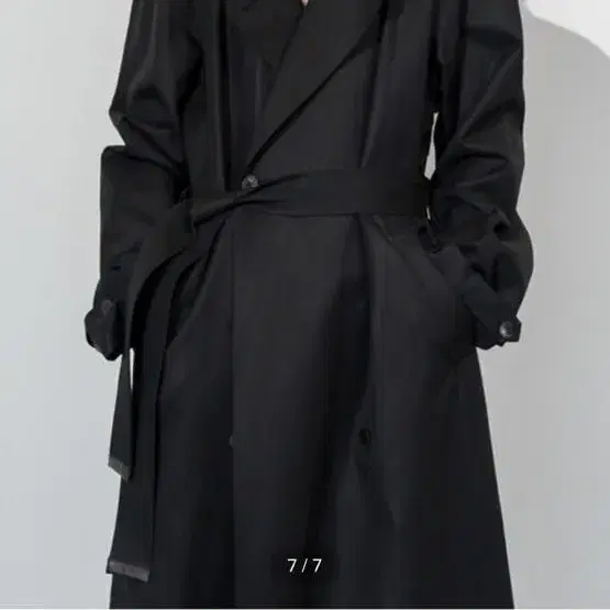 르917  double breasted trench coat