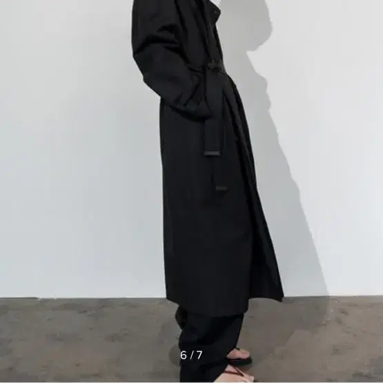 르917  double breasted trench coat