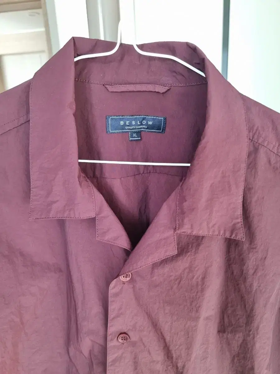 beslow / nylon shirt burgundy / size XL / new