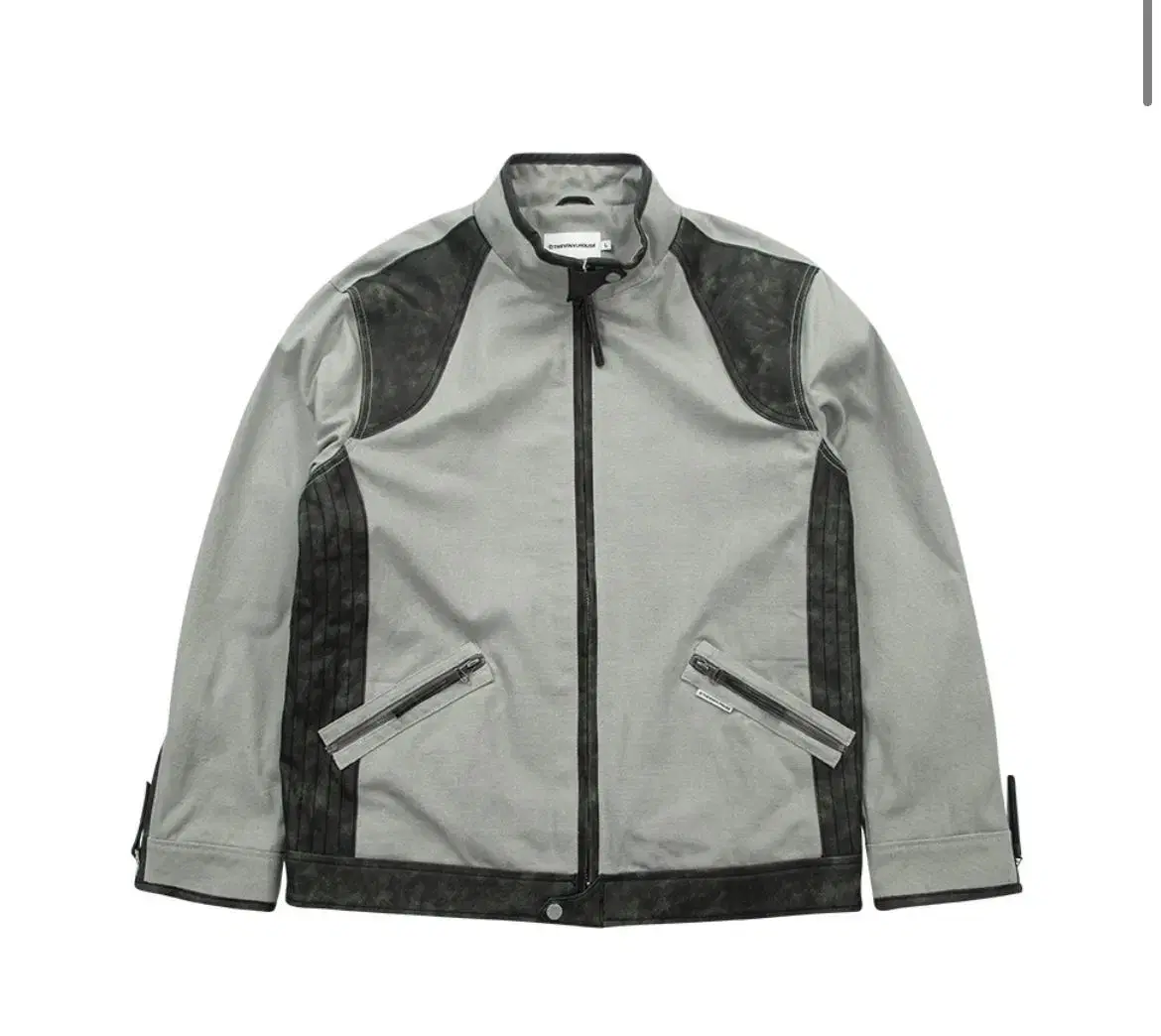 The Vinylhouse Motor Jacket Grey