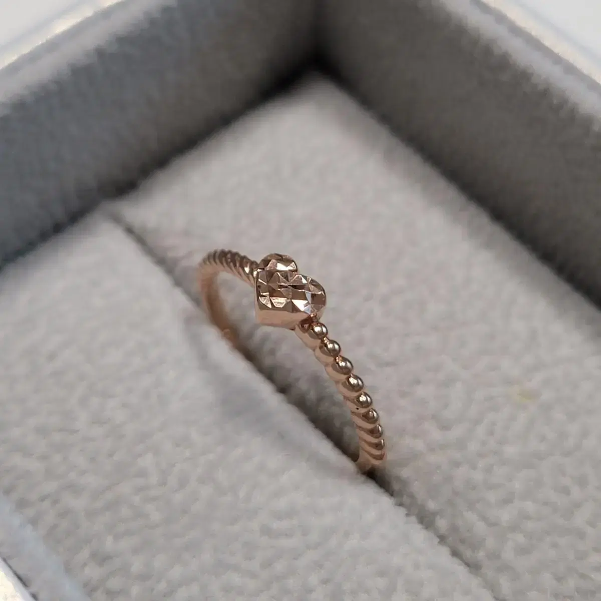 14k Cutting Heart Ring