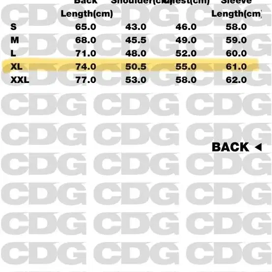 cdg 꼼데가르송 긴팔티셔츠