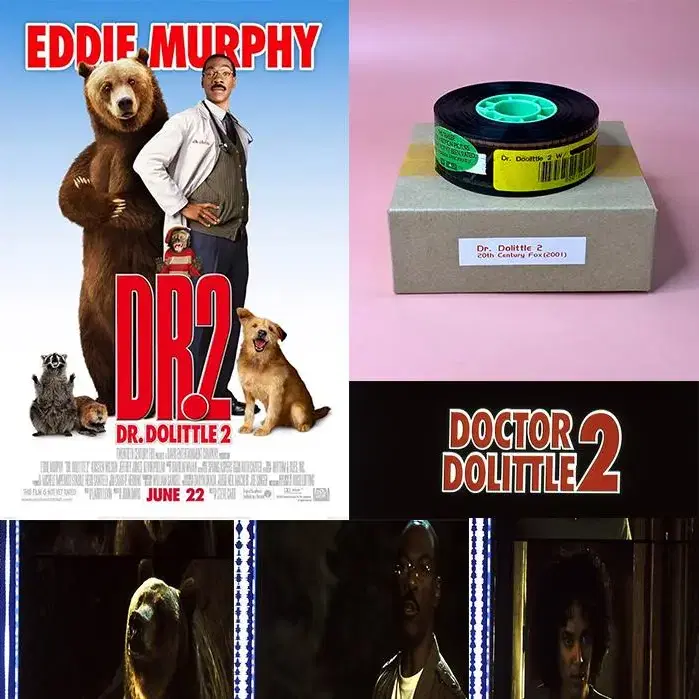 35mm 예고영화필름 닥터 두리틀 2   Dr. Dolittle 2