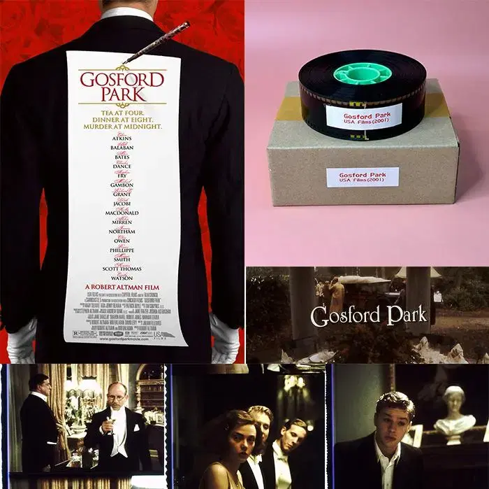 35mm 극장 예고영화필름 고스포드 파크   Gosford Park