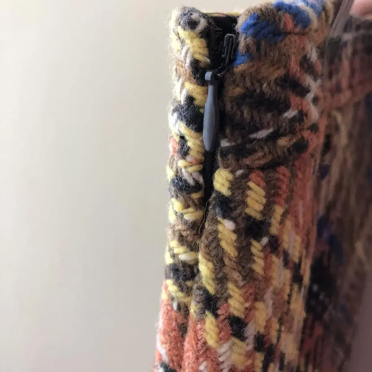 Vintage KEITH stitch knit warp sk