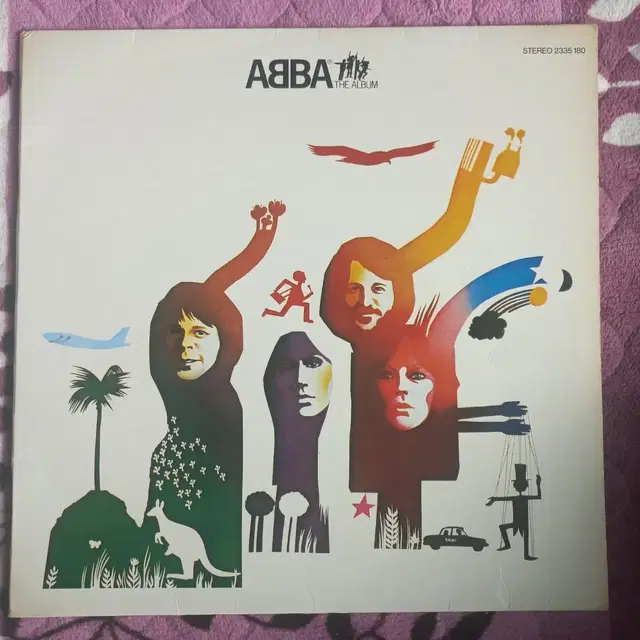 Lp중고 아바 ABBA THE ALBUM 음반 판매합니다.