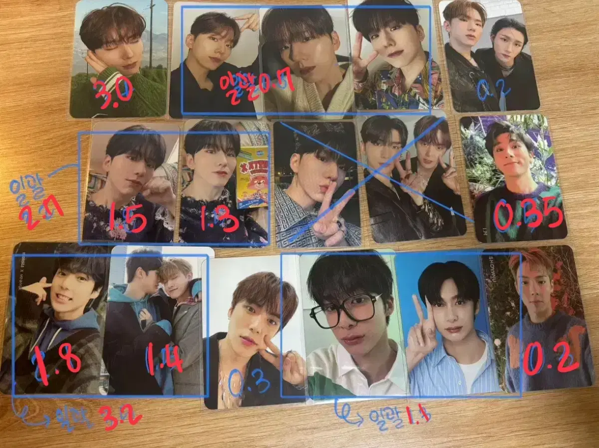 Price drop monsta x photocard wts Sonheartdang 11Damsoon Wellage