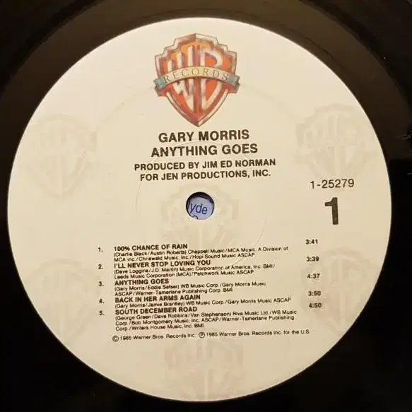 미국원반/Gary Morris LP