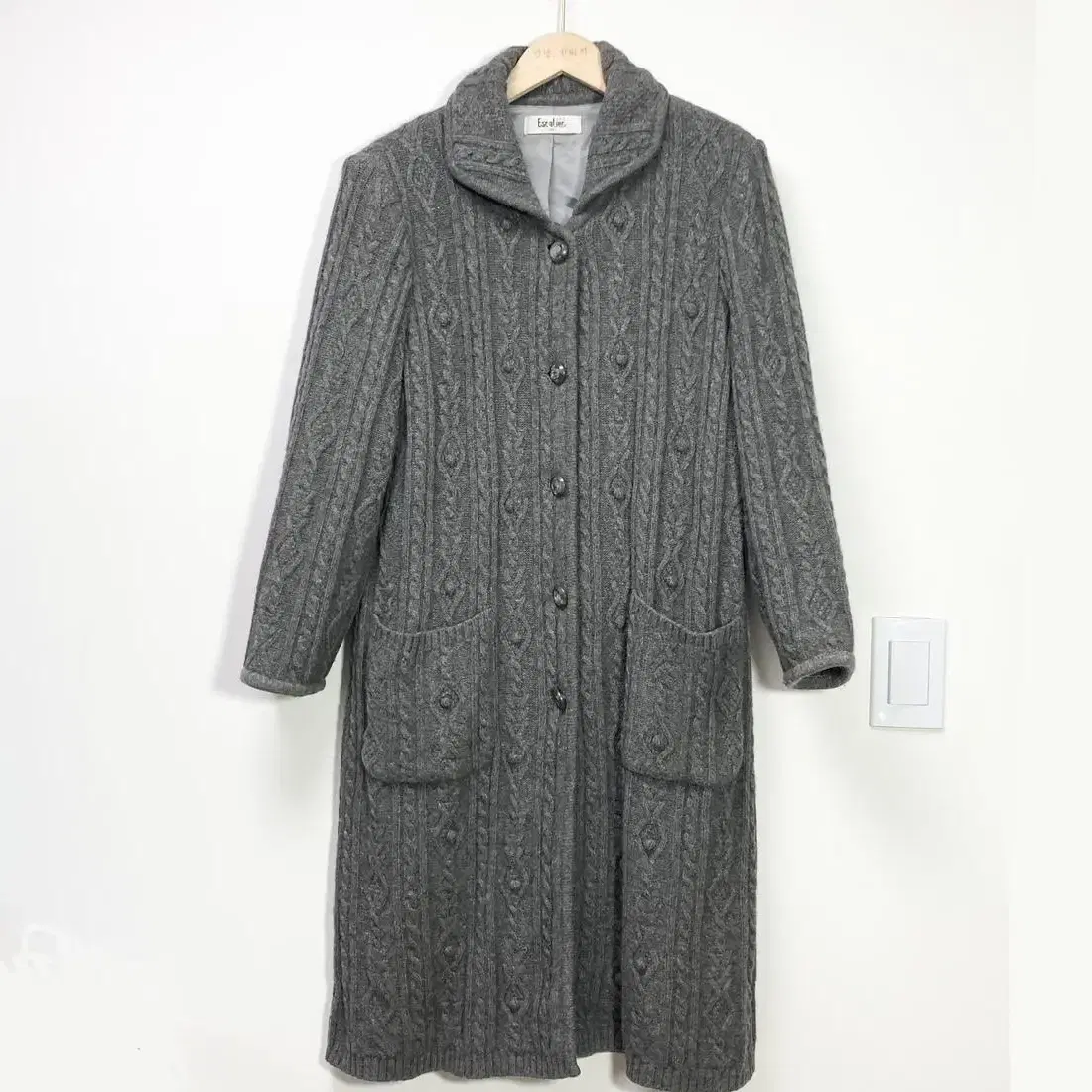 에스깔리에 니트 코트 S(90) Escalier Knit Coat