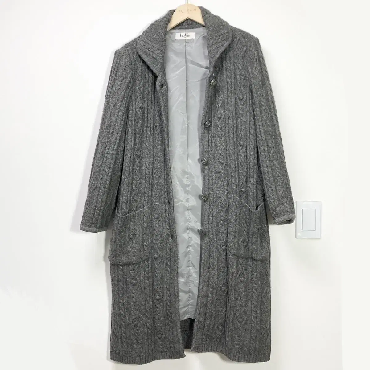 에스깔리에 니트 코트 S(90) Escalier Knit Coat