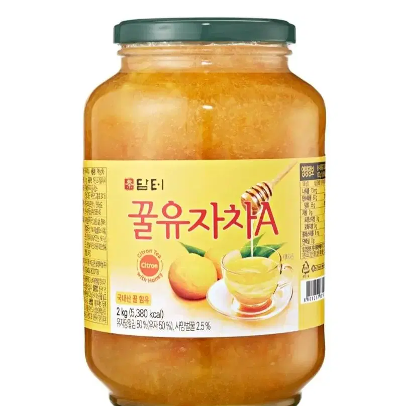 (무료배송) 담터 꿀유자차A 2kg 유자차 담터유자차