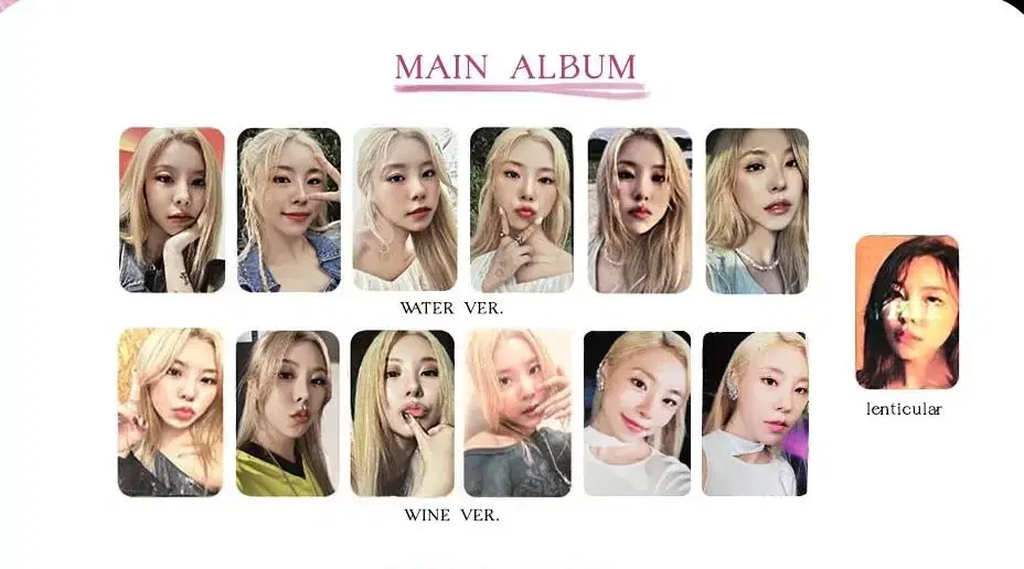 Wheein in the Mood album photocard Sells per