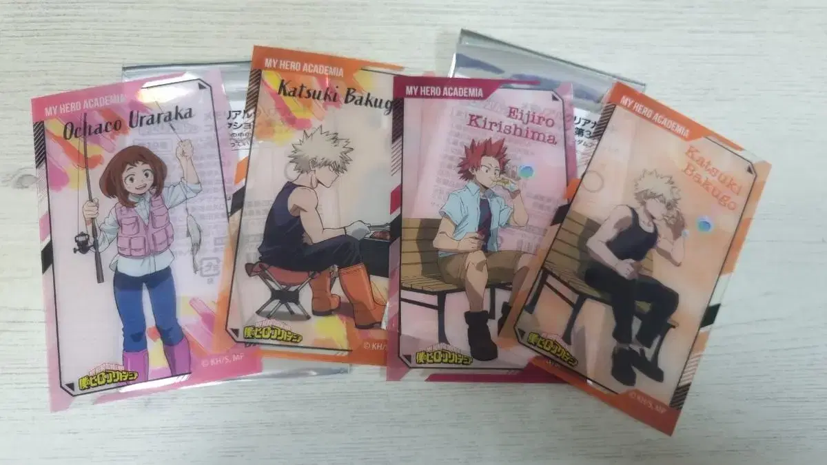 Nahia Hiroaka Memorial Clear kard Bakugo Kirishima Uraraka