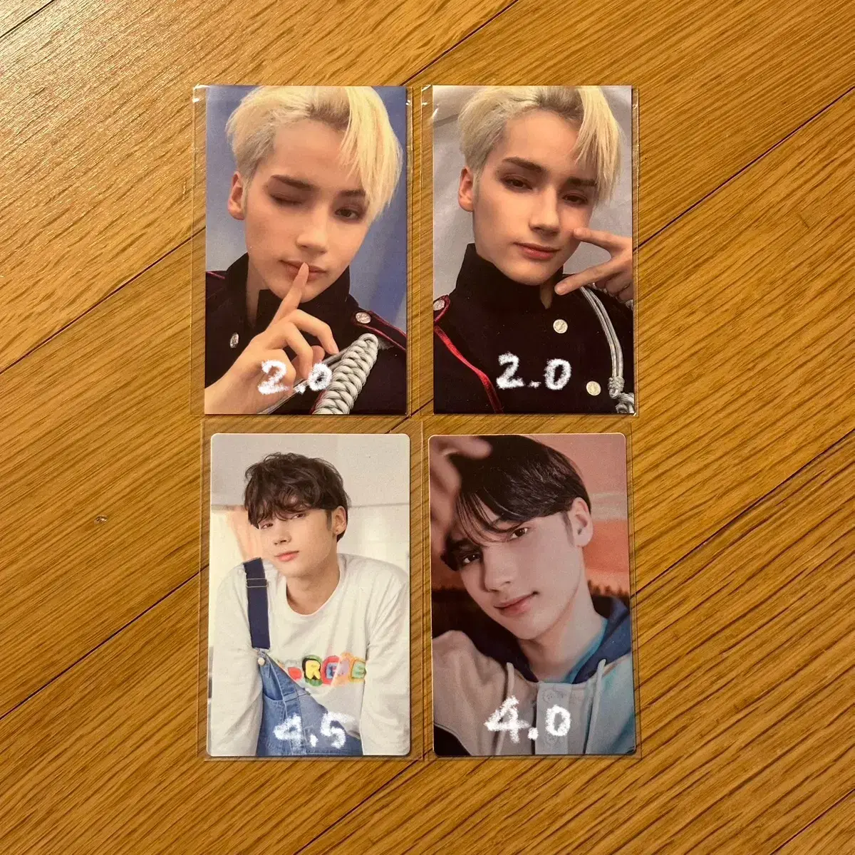 Hueningkai Hooning photocard txt HMV ld Chaotic unreleased photocard Freeze Bloo Hour