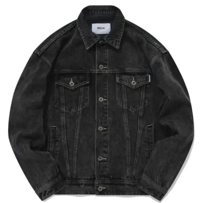 McWoodgun Tracker Overfit Black Denim Jacket