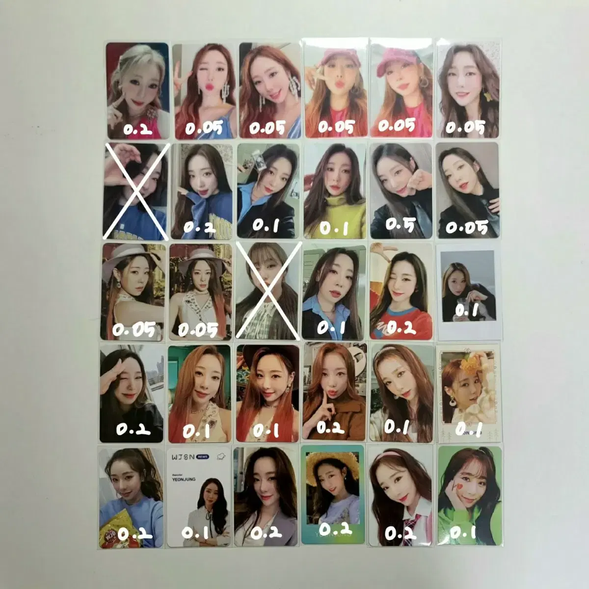 WJSN yeonjung album non-album photocard and unreleased photocard