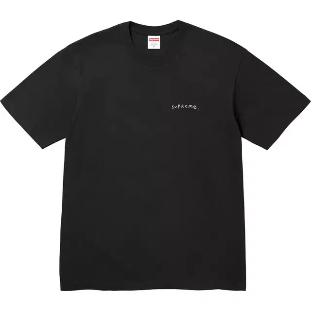 정품 S,M,L,XL 슈프림 음양 티셔츠 애쉬 그레이 23FW 슈프림반팔