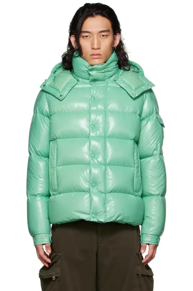 Moncler maya 70 Padded Down Jacket Mint